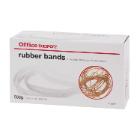 Rubber bands brown 1.5 x 80mm dia 50mm 500g product photo