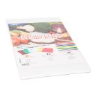 Chopping board plastic 35x25x0,7cm white product photo