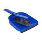 Brush and dustpan plastic blue product photo