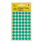 Sticker marking dots 12 mm green product photo