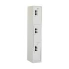 Locker 3-doors grey product photo