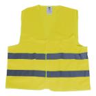 Safety jacket mesh polyester yellow product photo