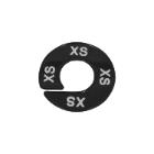 Rail divider round black XS product photo