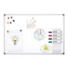 Whiteboard magnetic coated steel 90x60cm product photo